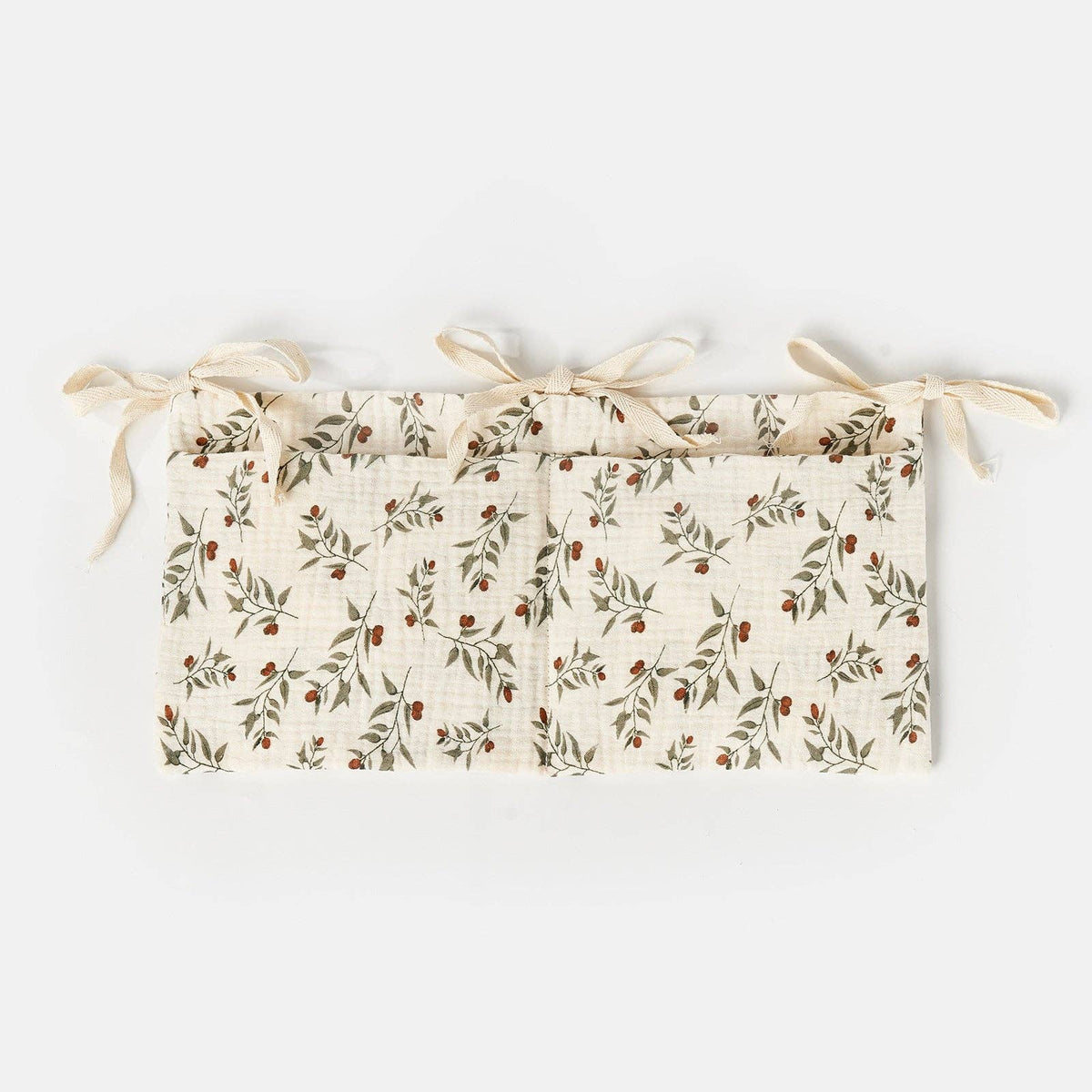 Multi-Functional Cotton Diaper Storage Pocket for Cribs and Strollers