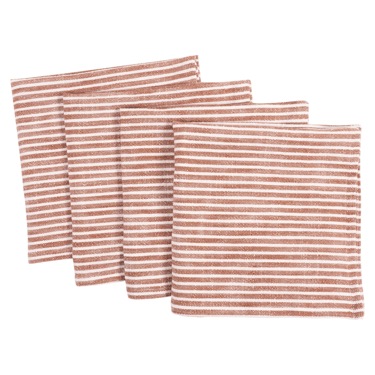 KAF Home Monaco Slubbed Cotton Dinner Napkins - Set of 4