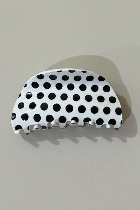 JUMBO POLKA DOT HAIR CLAW CLIPS | 40H1018