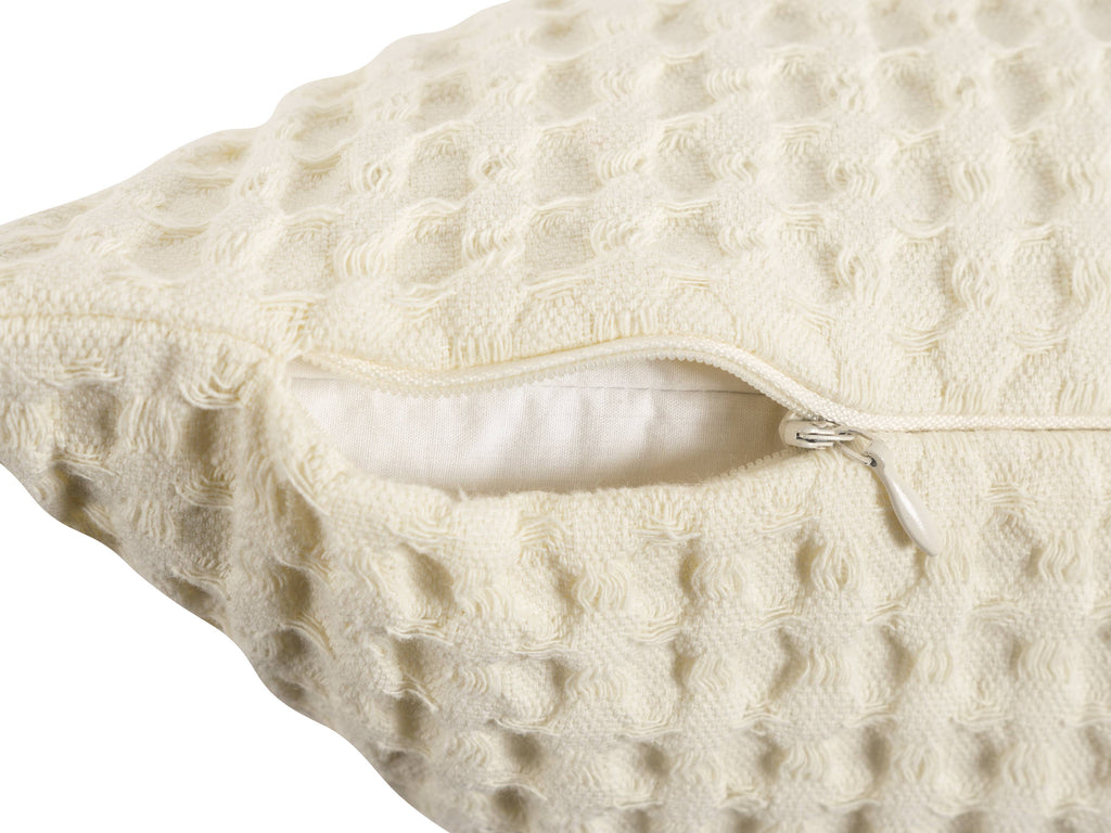 KAF Home Jumbo Waffle Filled Decorative Pillow, 20" x20"