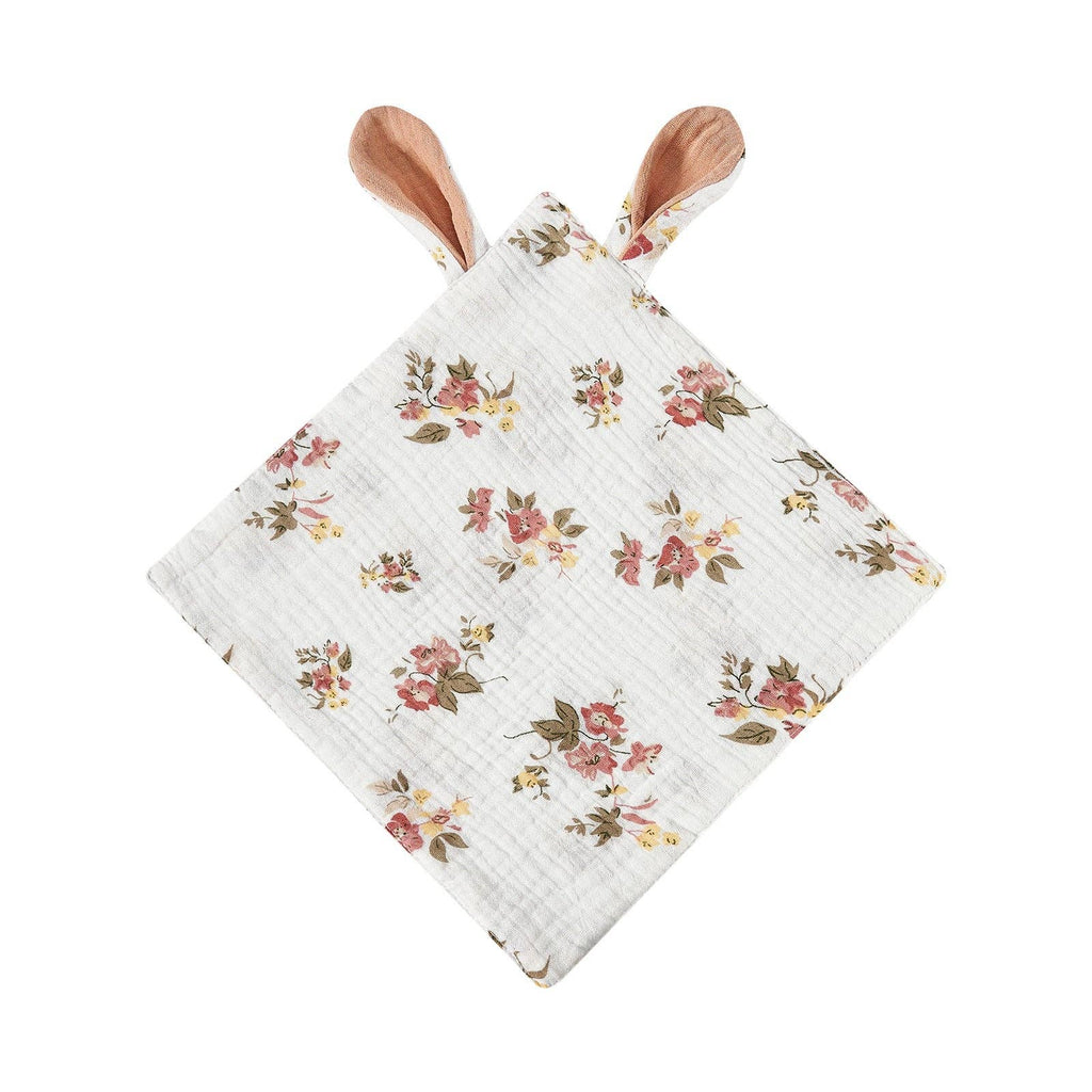 Baby Muslin Comfort Blankie Bunny Plush Toy Soft Cotton