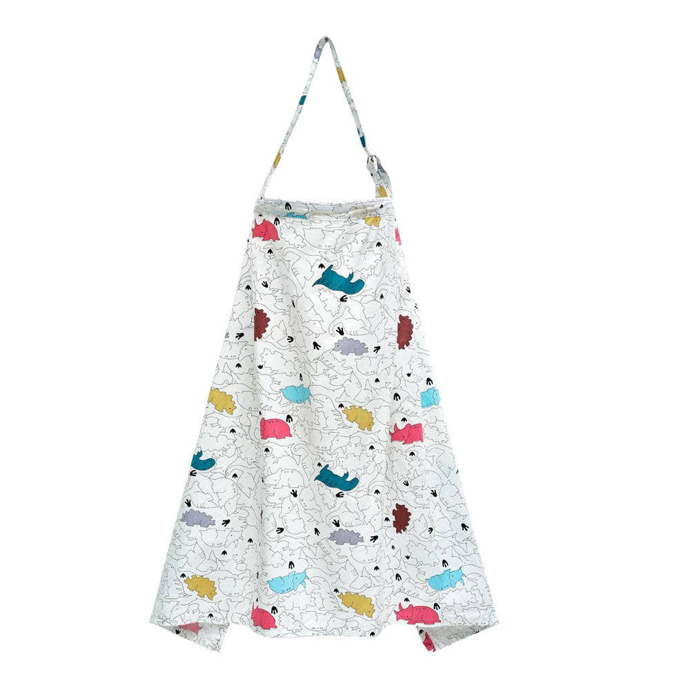 Cotton Nursing Cape with Floral Prints for Moms