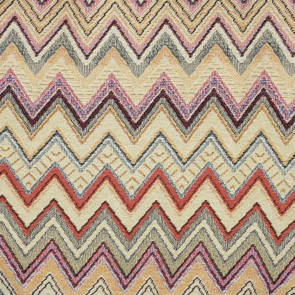 Zigzag Jacquard Large Squared Makeup Bag – Multicolor (Kers)