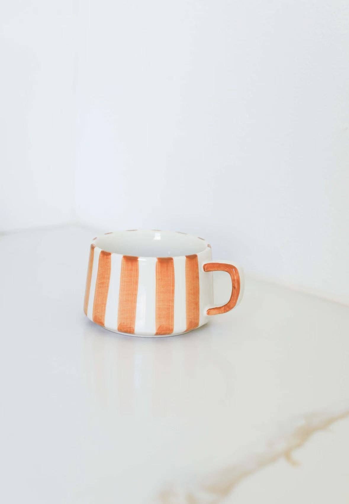 Striped Ceramic Mugs