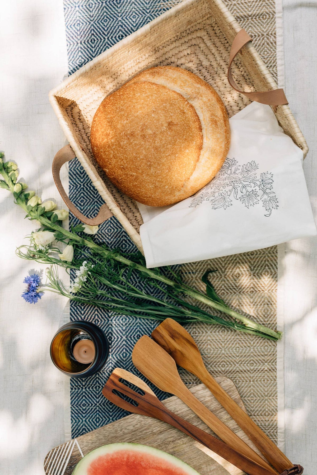 Square Handled Basket