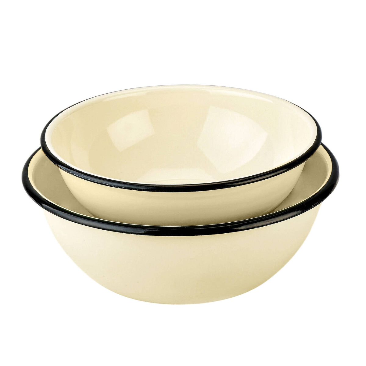 Ivory Vintage Enamel Bowl