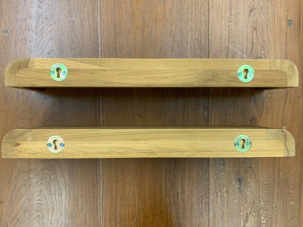 Floating Shelf (Pair) Teak  Wood