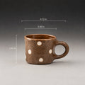 Speckled Brown Ceramic Coffee Mug