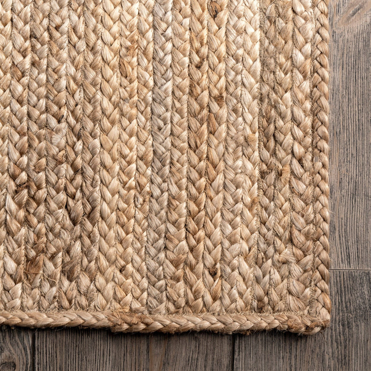 Rigo Hand Woven Farmhouse Jute Area Rug