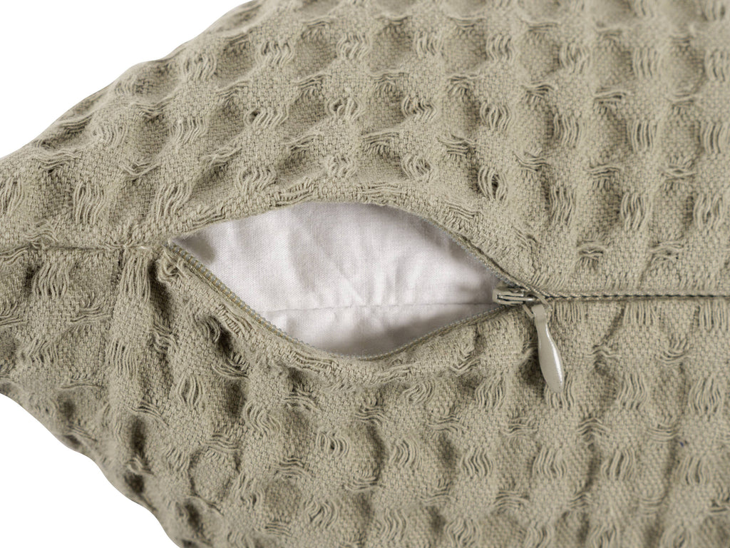 KAF Home Jumbo Waffle Filled Decorative Pillow, 20" x20"