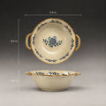 Irregular Handcrafted Ceramic Bowl with Handles
