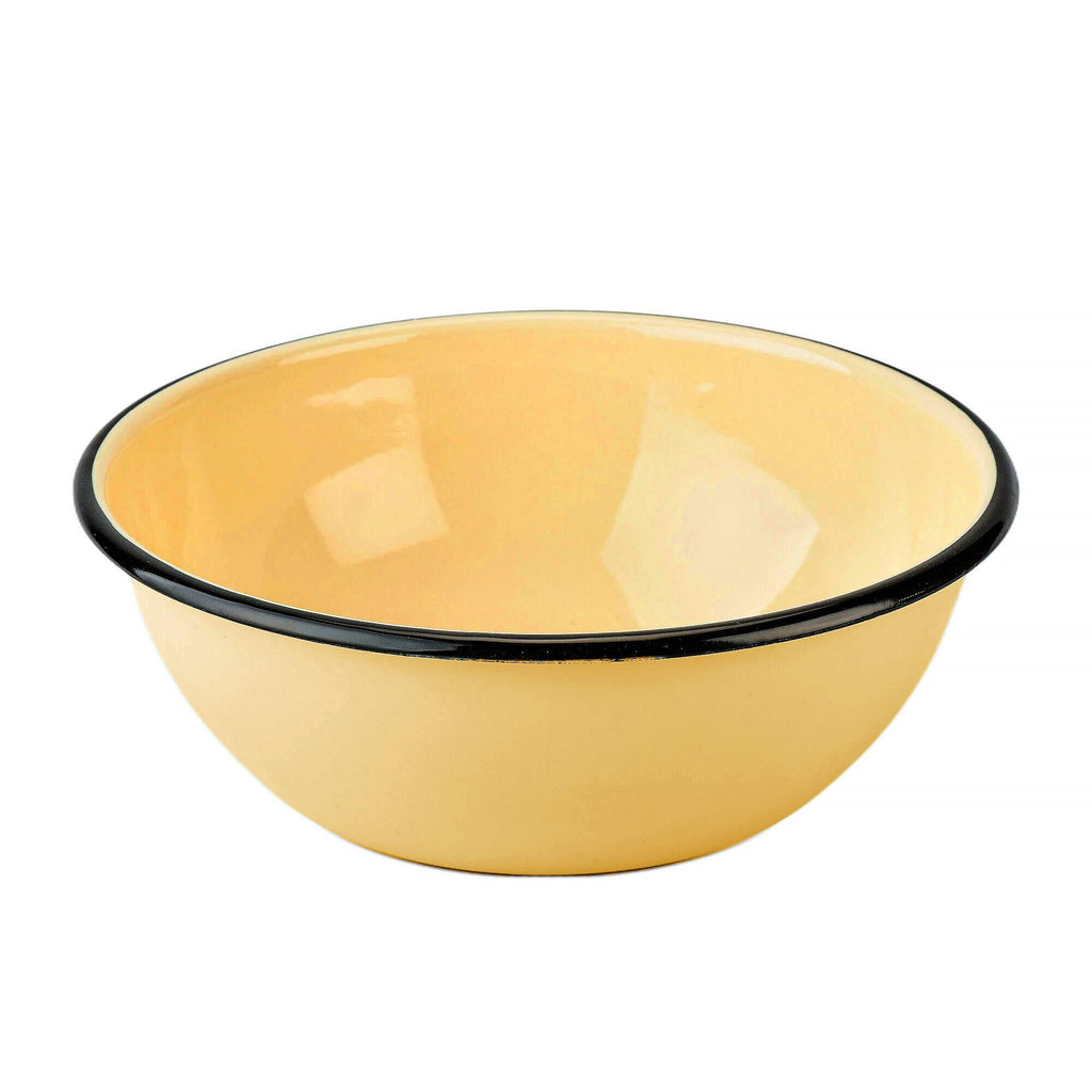 Cream Enamel Bowl Set of 3