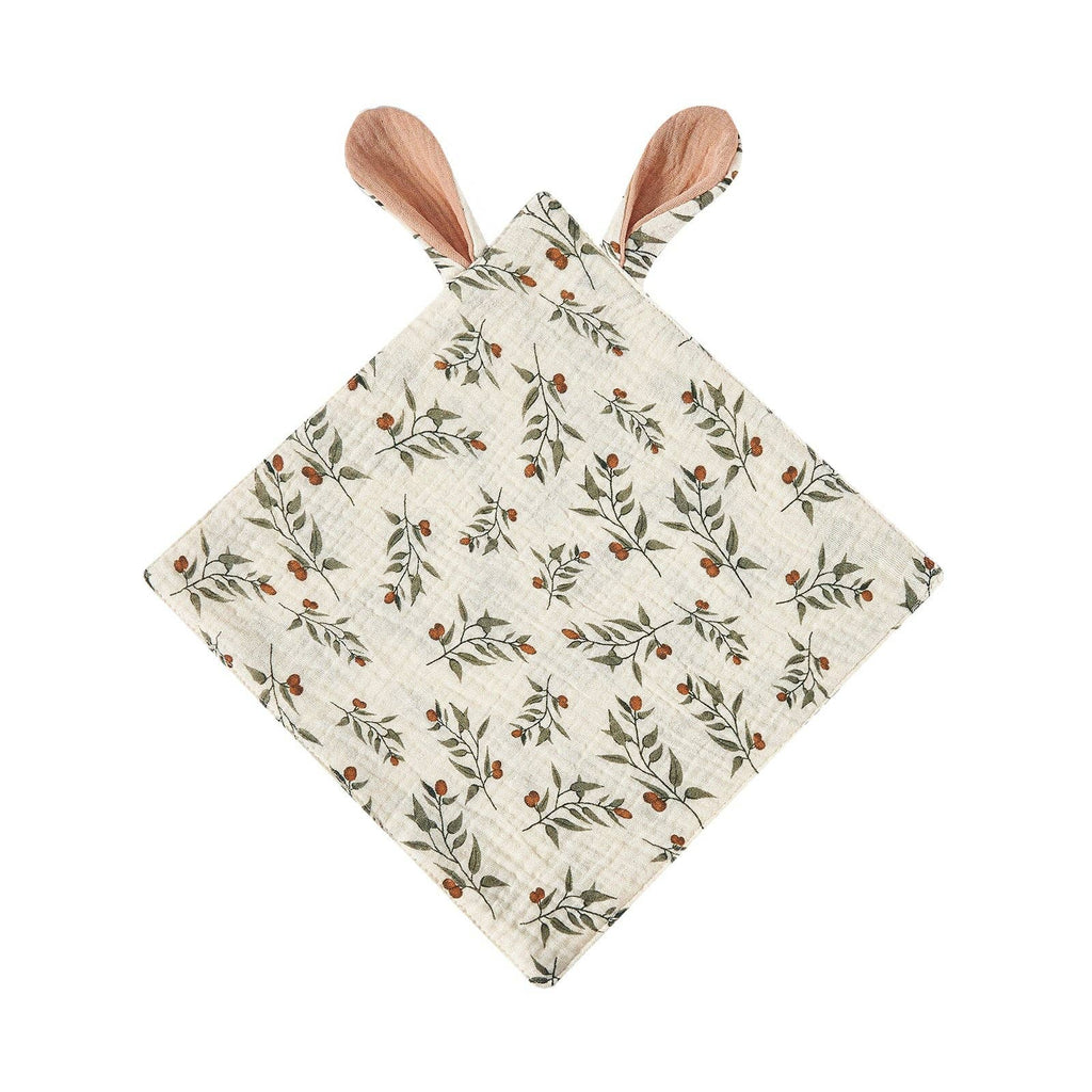 Baby Muslin Comfort Blankie Bunny Plush Toy Soft Cotton