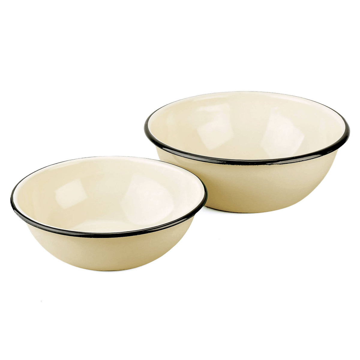 Ivory Vintage Enamel Bowl