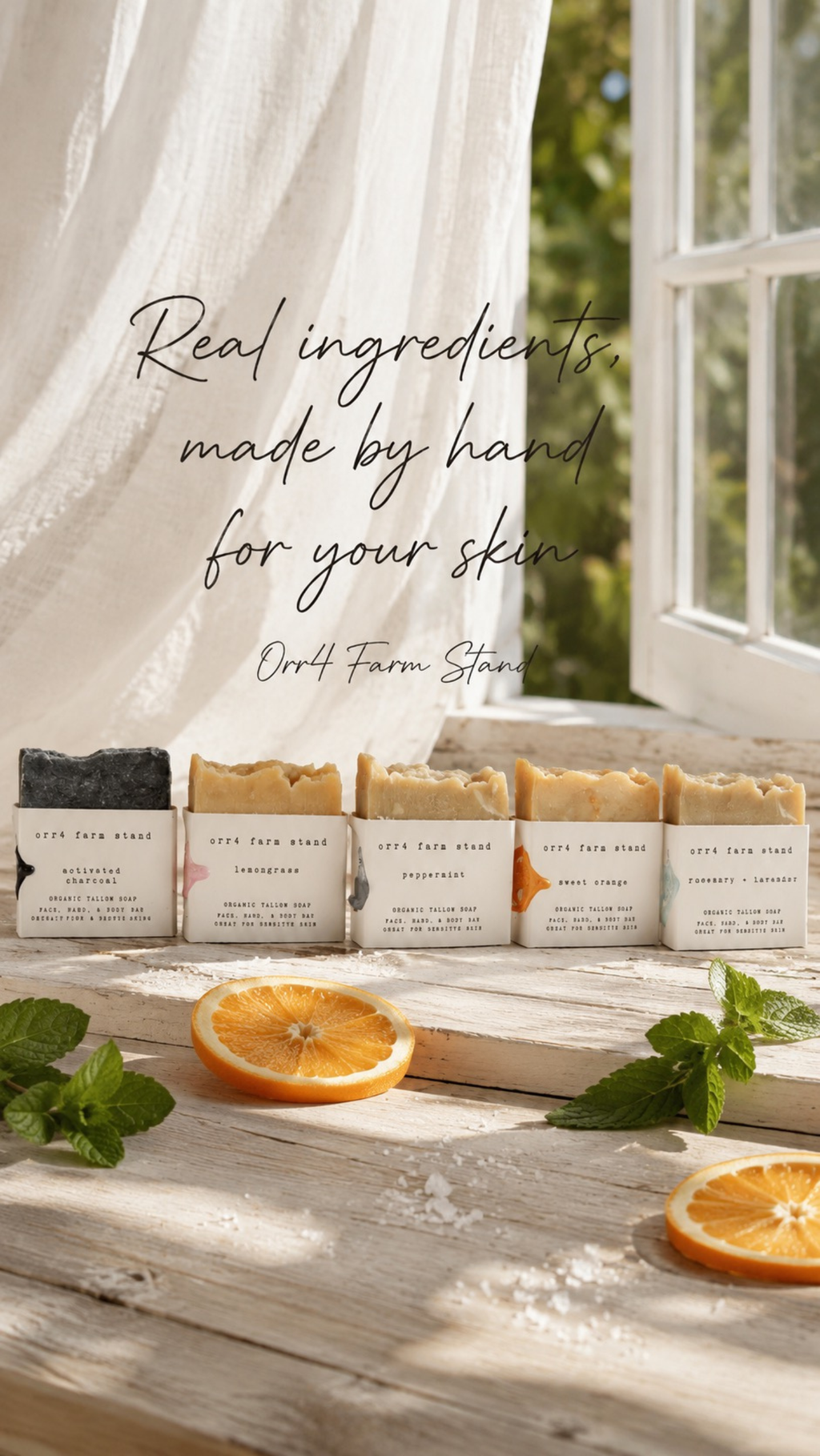 Organic Tallow Soap– Nourishing Hand, Face, & Body Bar
