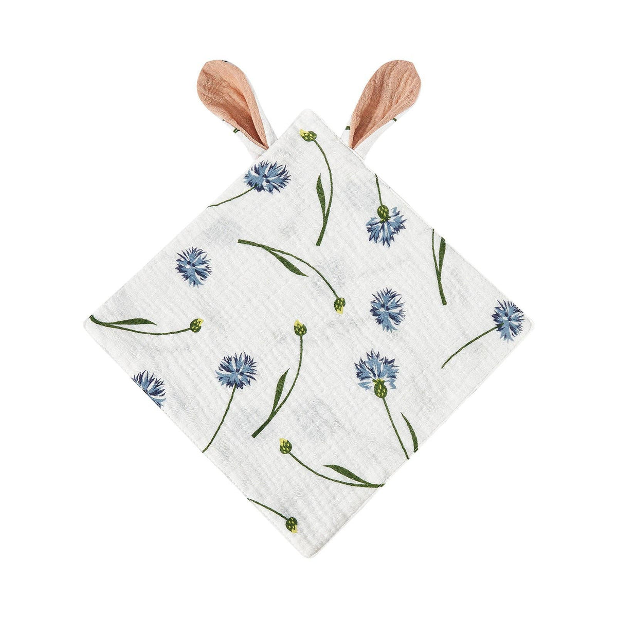 Baby Muslin Comfort Blankie Bunny Plush Toy Soft Cotton