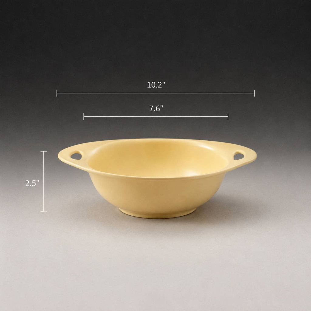 Irregular Handcrafted Ceramic Bowl with Handles