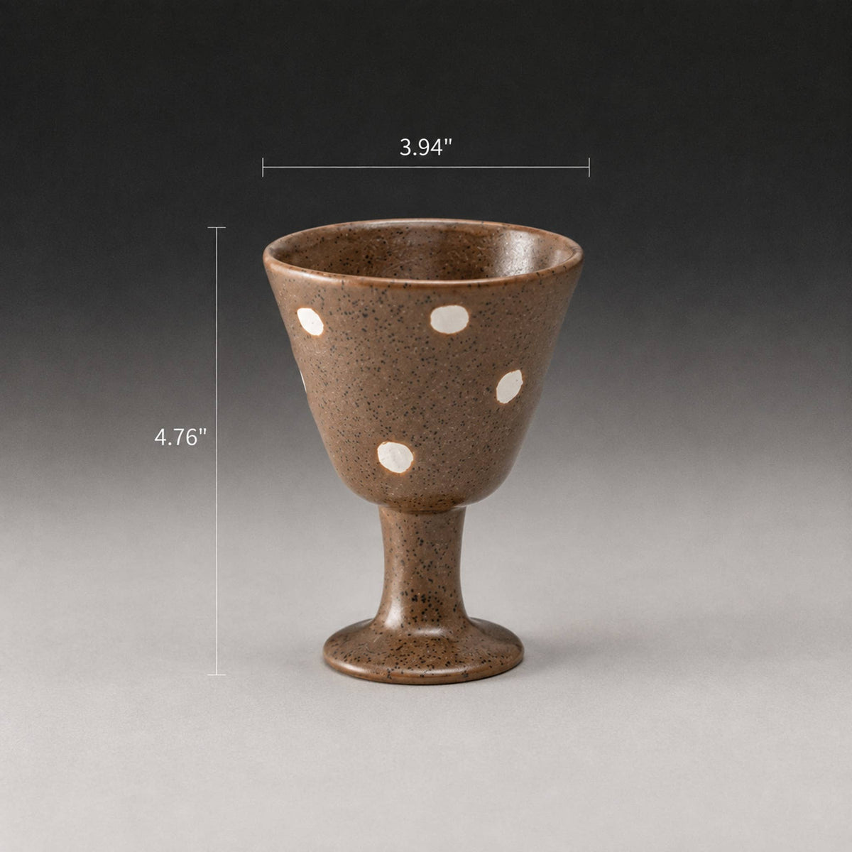 Speckled Brown Ceramic Coffee Mug