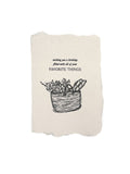 Happy birthday basket card