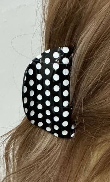 JUMBO POLKA DOT HAIR CLAW CLIPS | 40H1018