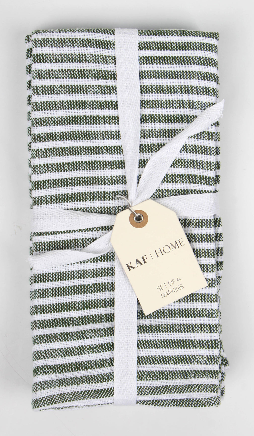 KAF Home Monaco Slubbed Cotton Dinner Napkins - Set of 4