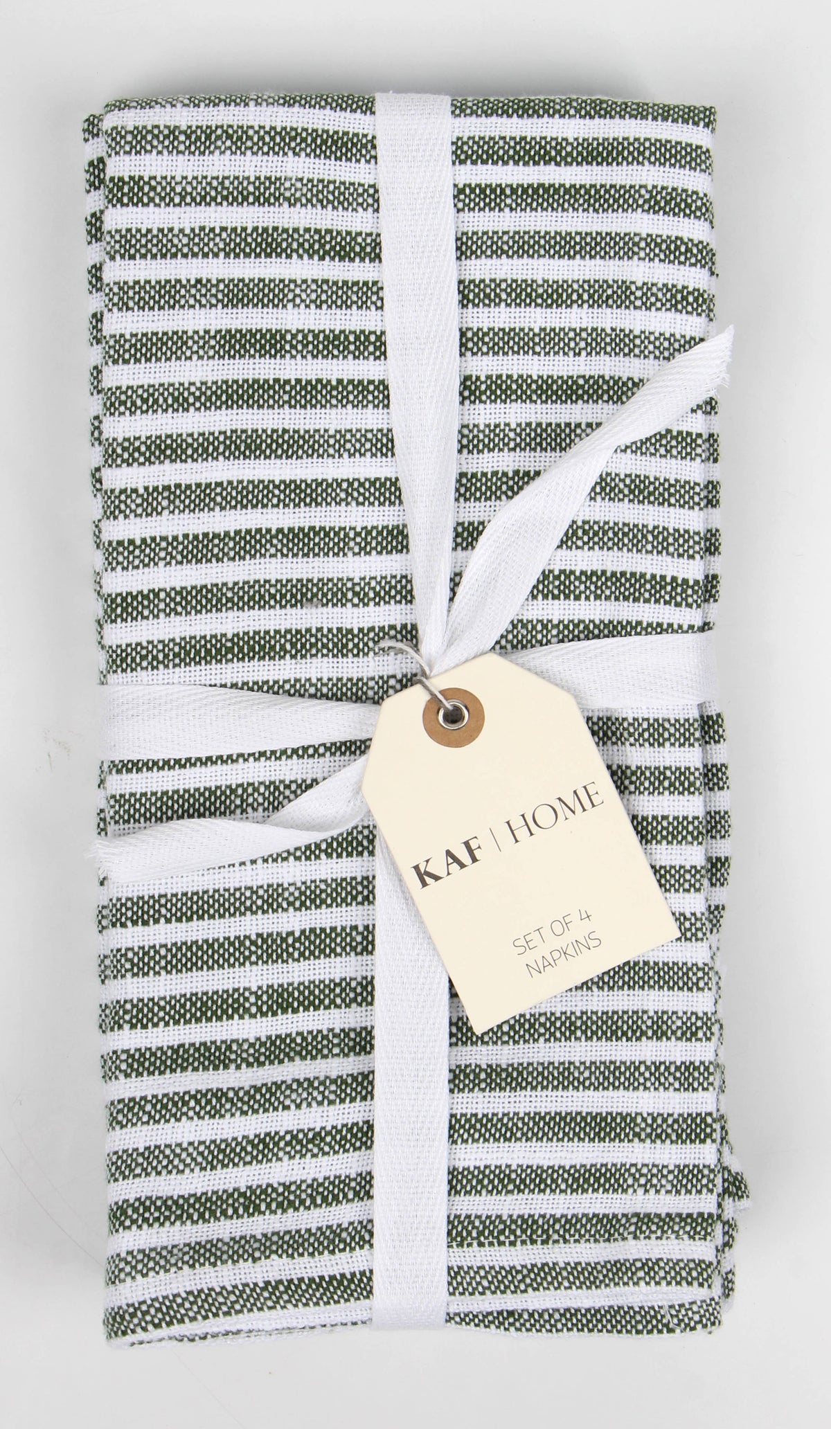 KAF Home Monaco Slubbed Cotton Dinner Napkins - Set of 4