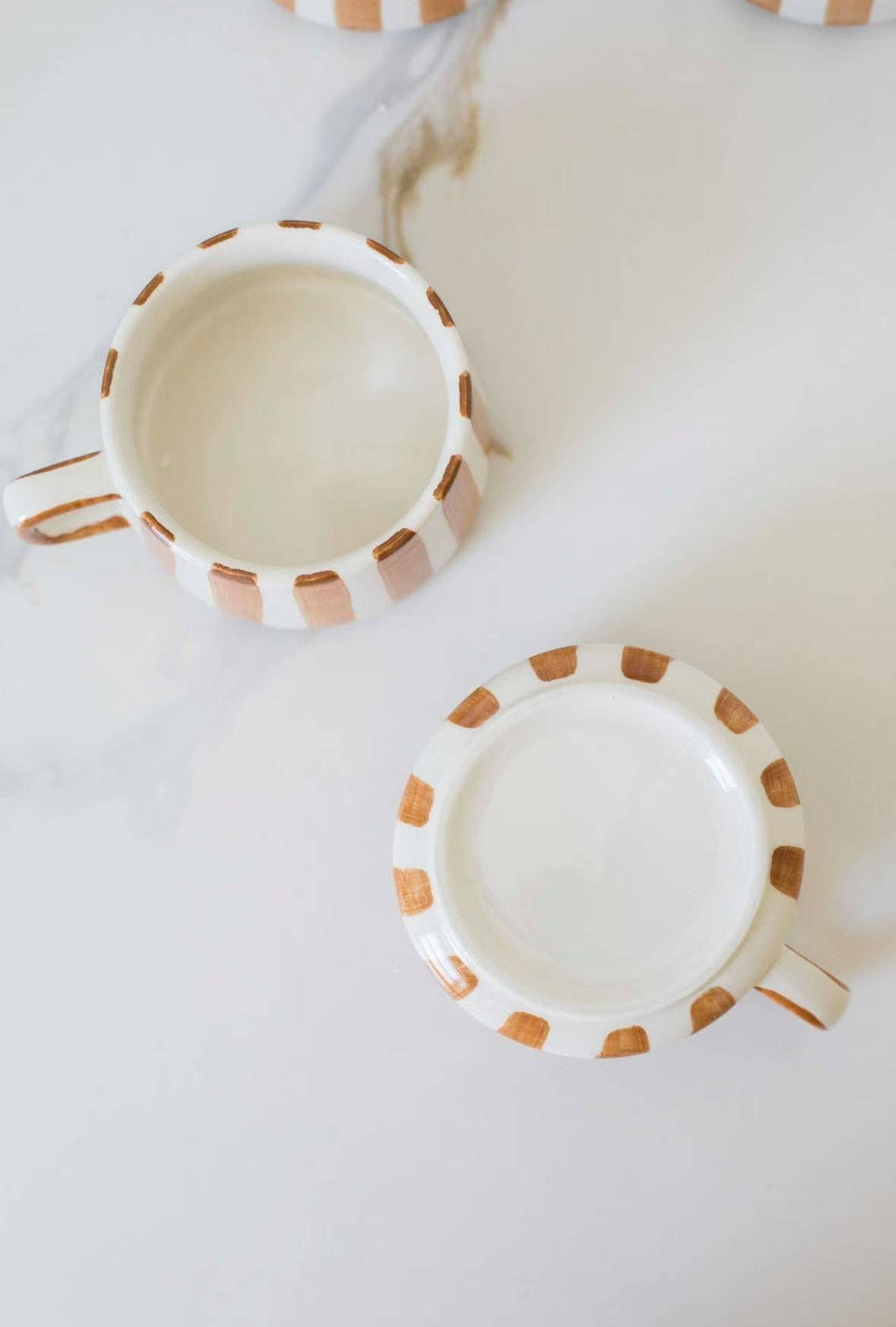 Striped Ceramic Mugs