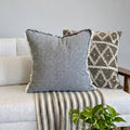 Navy Cotton Pillow
