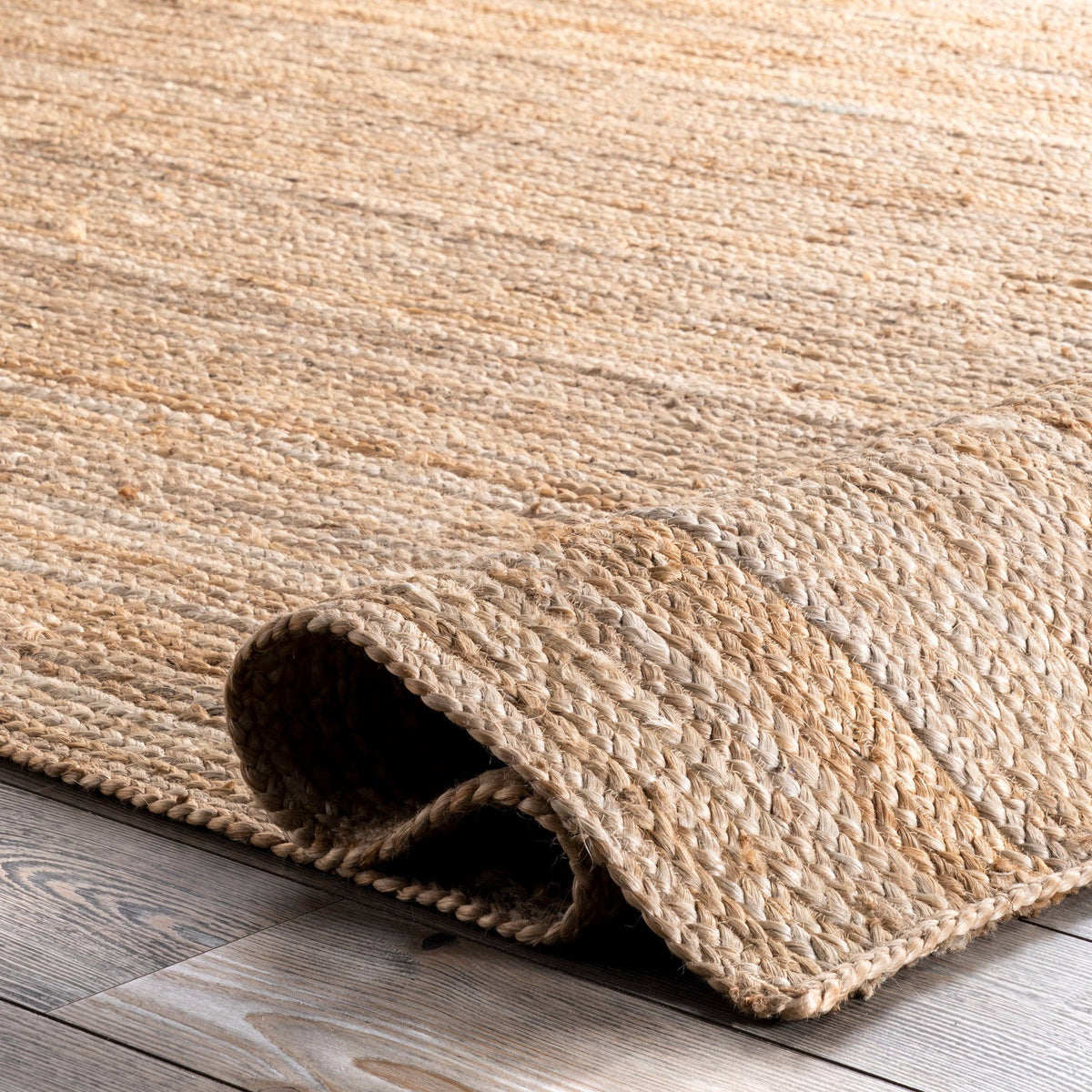 Rigo Hand Woven Farmhouse Jute Area Rug