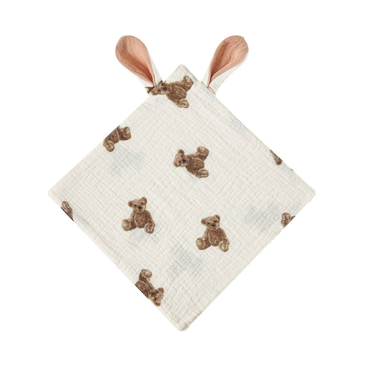 Baby Muslin Comfort Blankie Bunny Plush Toy Soft Cotton