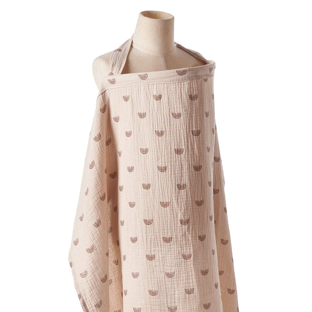 Cotton Nursing Cape with Floral Prints for Moms
