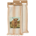 Fall Highland Kitchen Towel