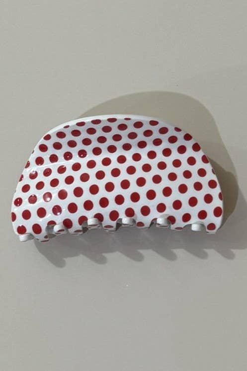 JUMBO POLKA DOT HAIR CLAW CLIPS | 40H1018