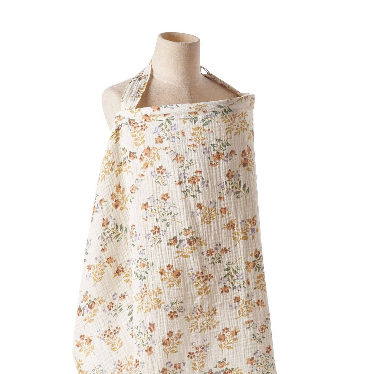 Cotton Nursing Cape with Floral Prints for Moms