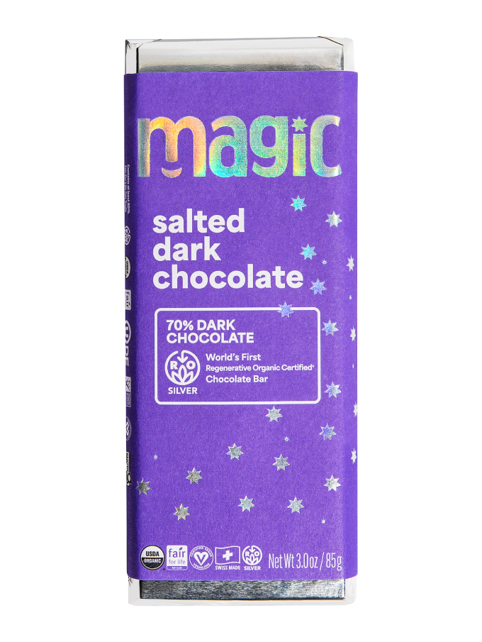 Salted Dark Chocolate Bar - 12-pack
