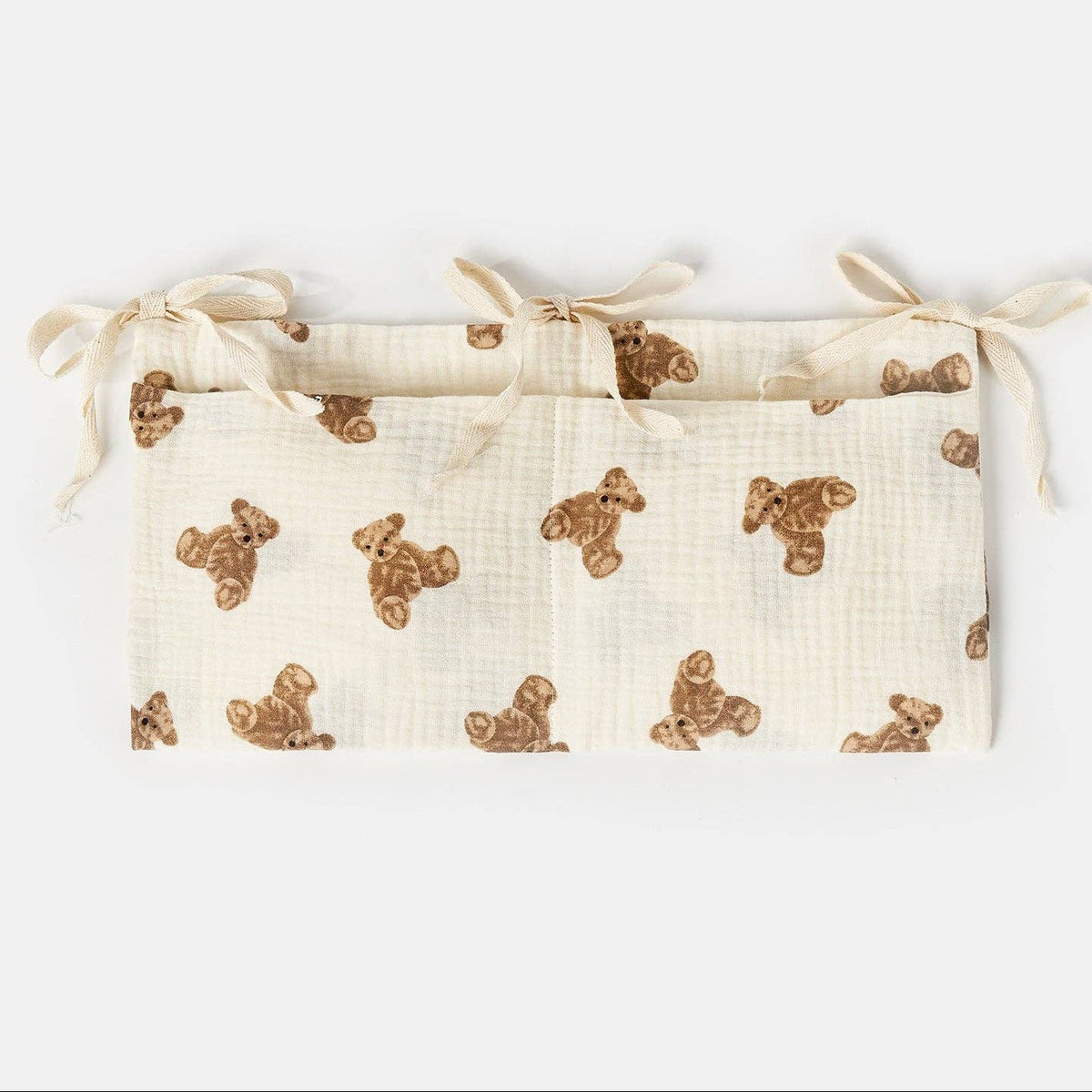 Multi-Functional Cotton Diaper Storage Pocket for Cribs and Strollers