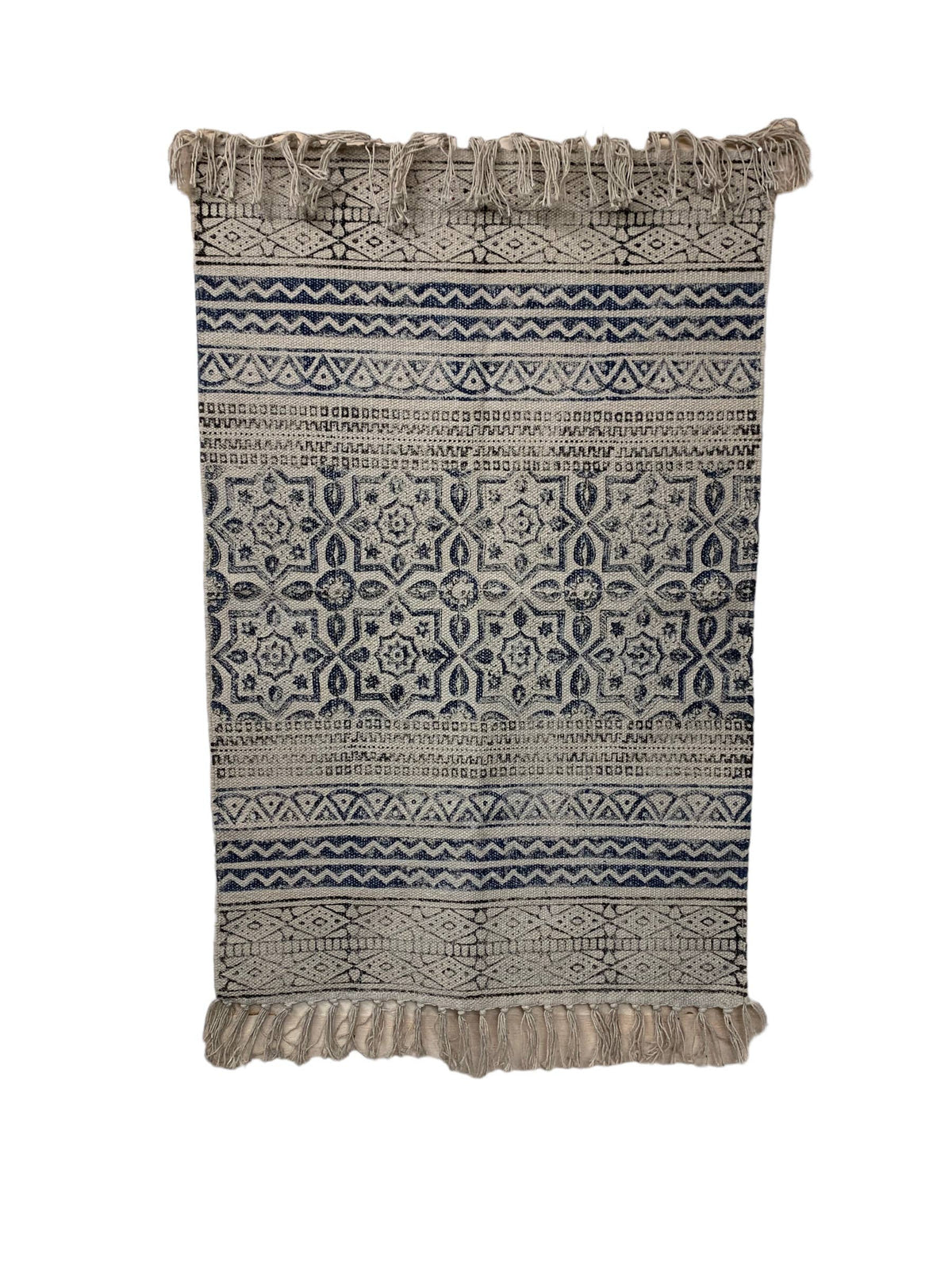Cotton Canvas Throw Rug (2' x 3' & 3' x 5')