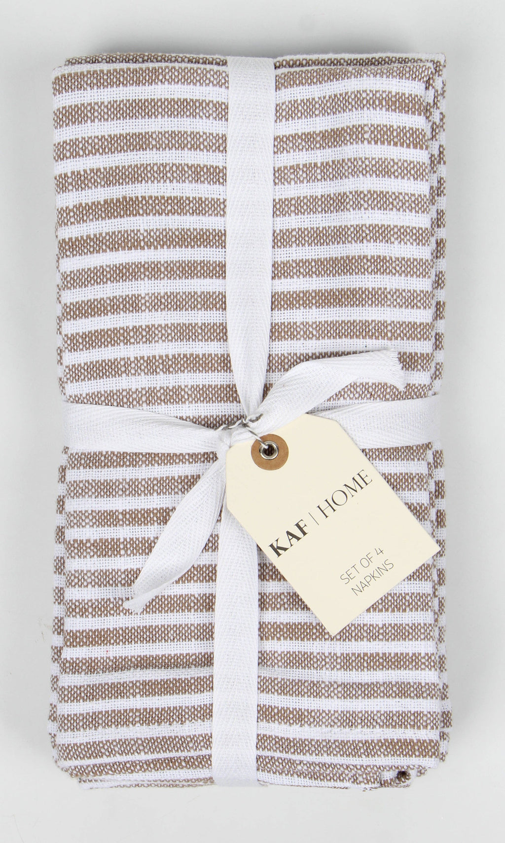 KAF Home Monaco Slubbed Cotton Dinner Napkins - Set of 4