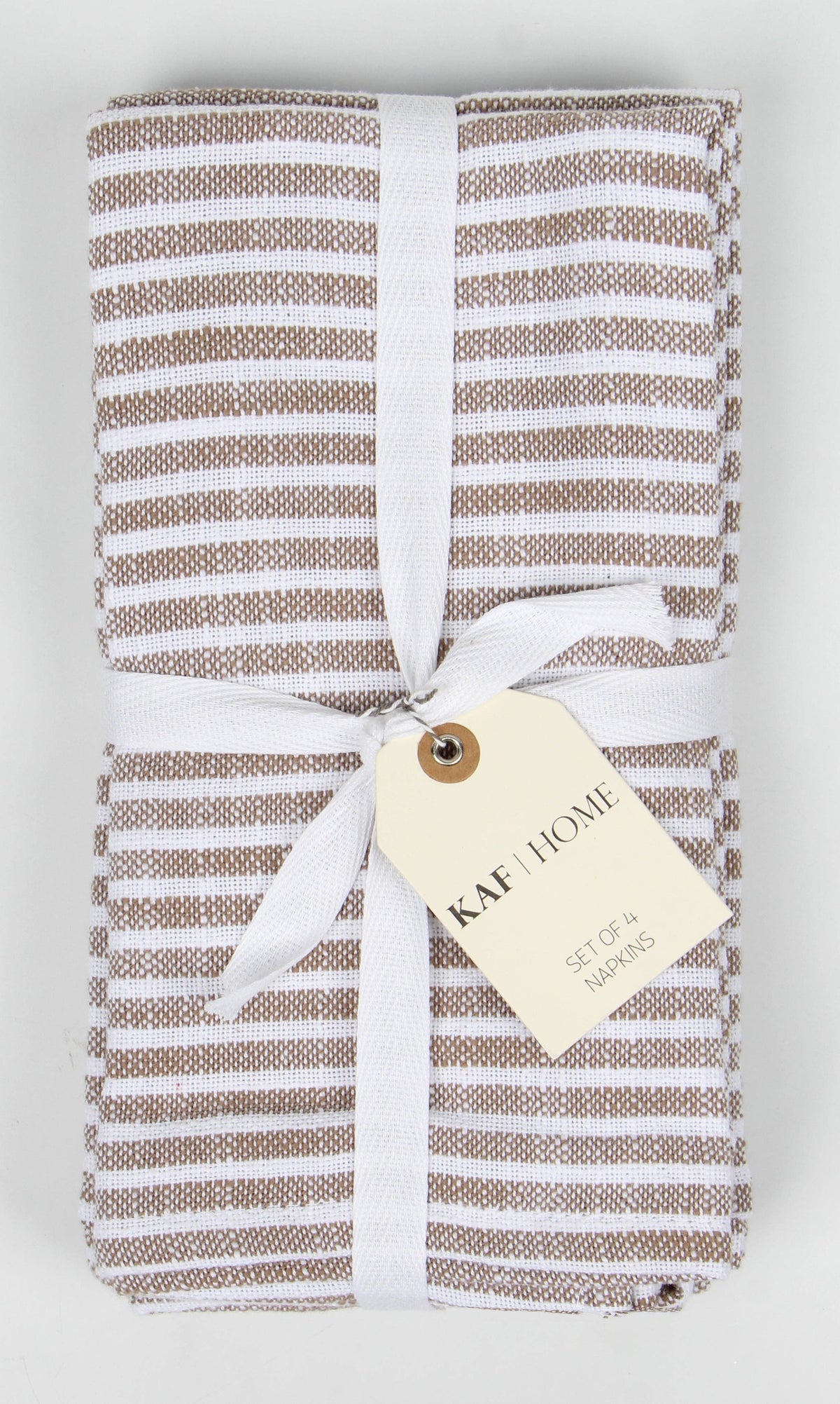 KAF Home Monaco Slubbed Cotton Dinner Napkins - Set of 4