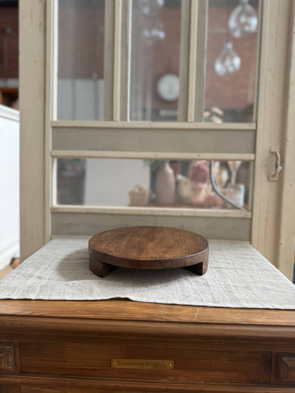 Found Wood Pedestal Large