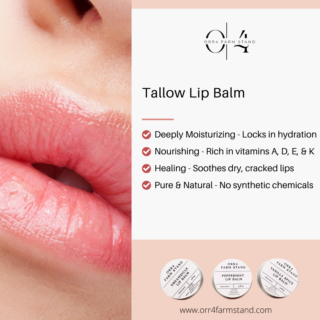 Tallow Lip Balm – Deep Hydration