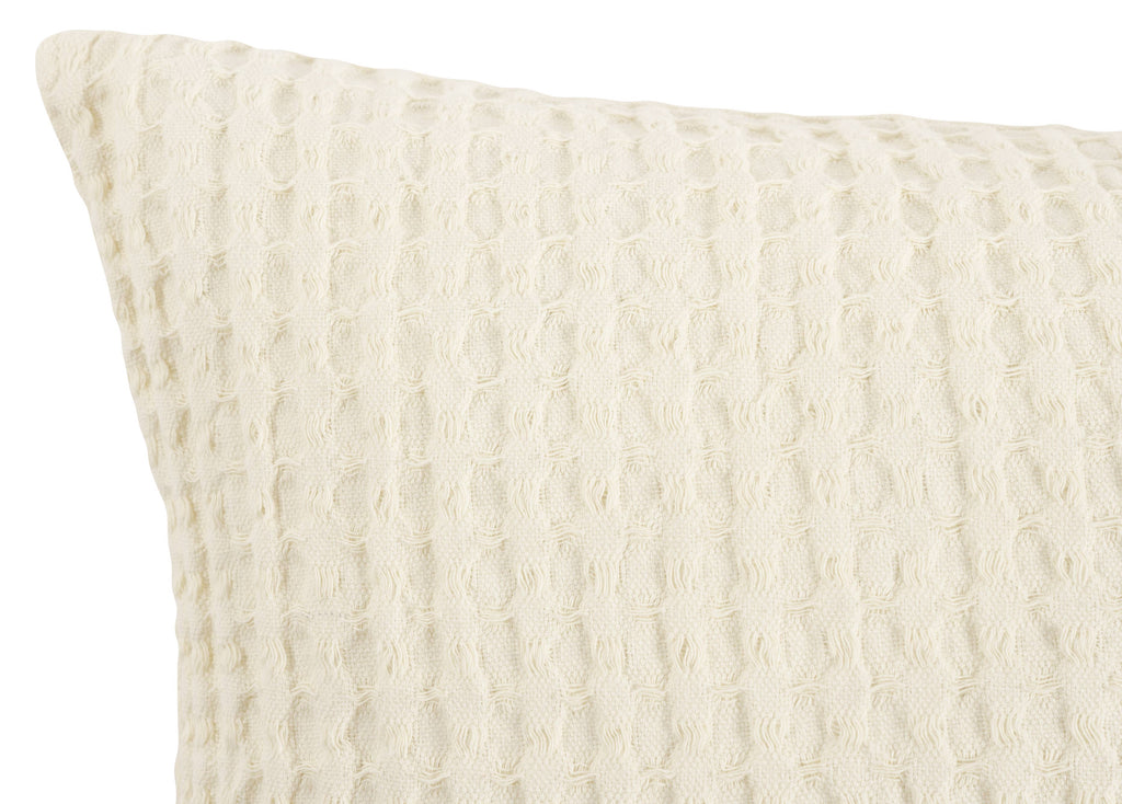 KAF Home Jumbo Waffle Filled Decorative Pillow, 20" x20"