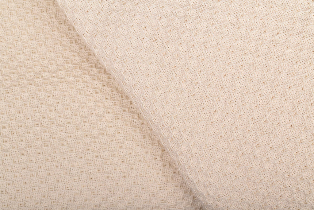 Handwoven Cotton Blanket, Luxurious Brown Throw