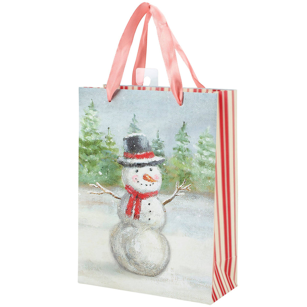 Snow Family Small Gift Bag
