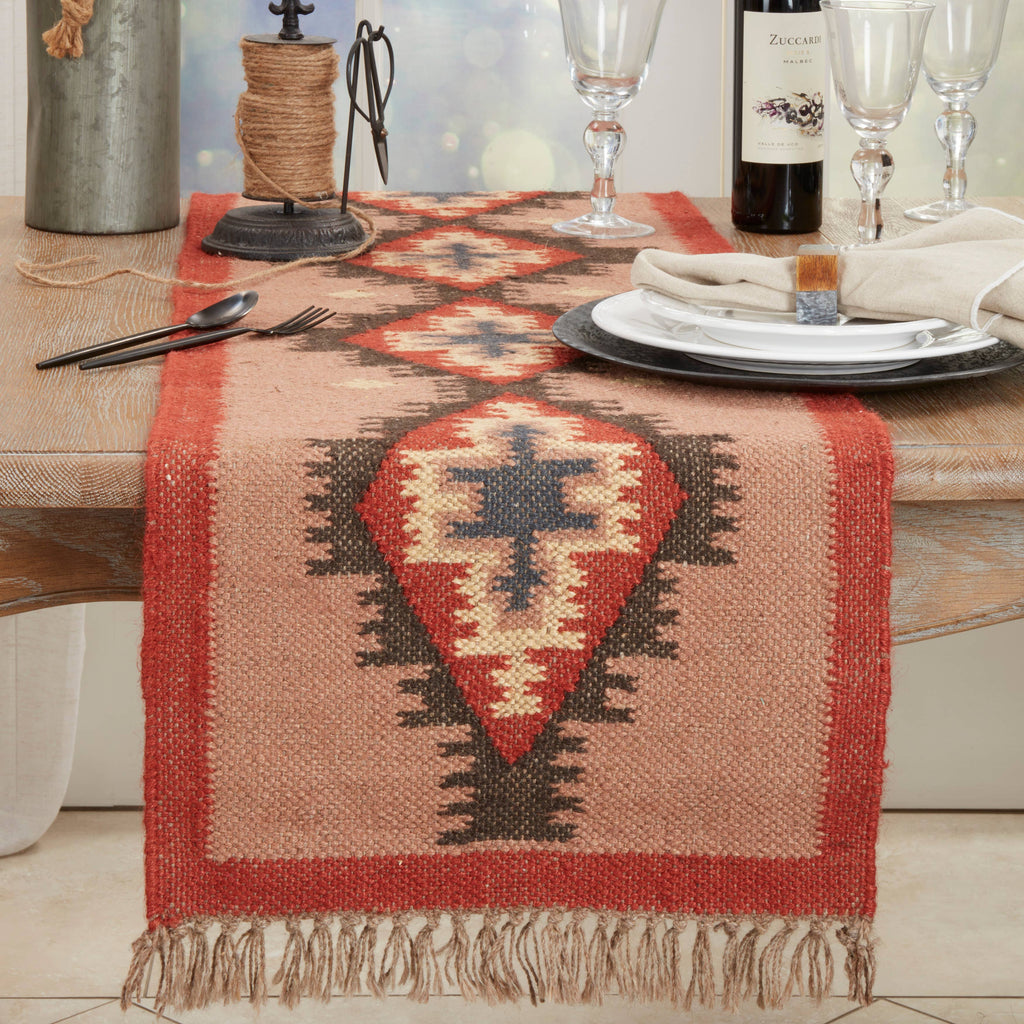 Ethnic Weave Kilim Table Runner