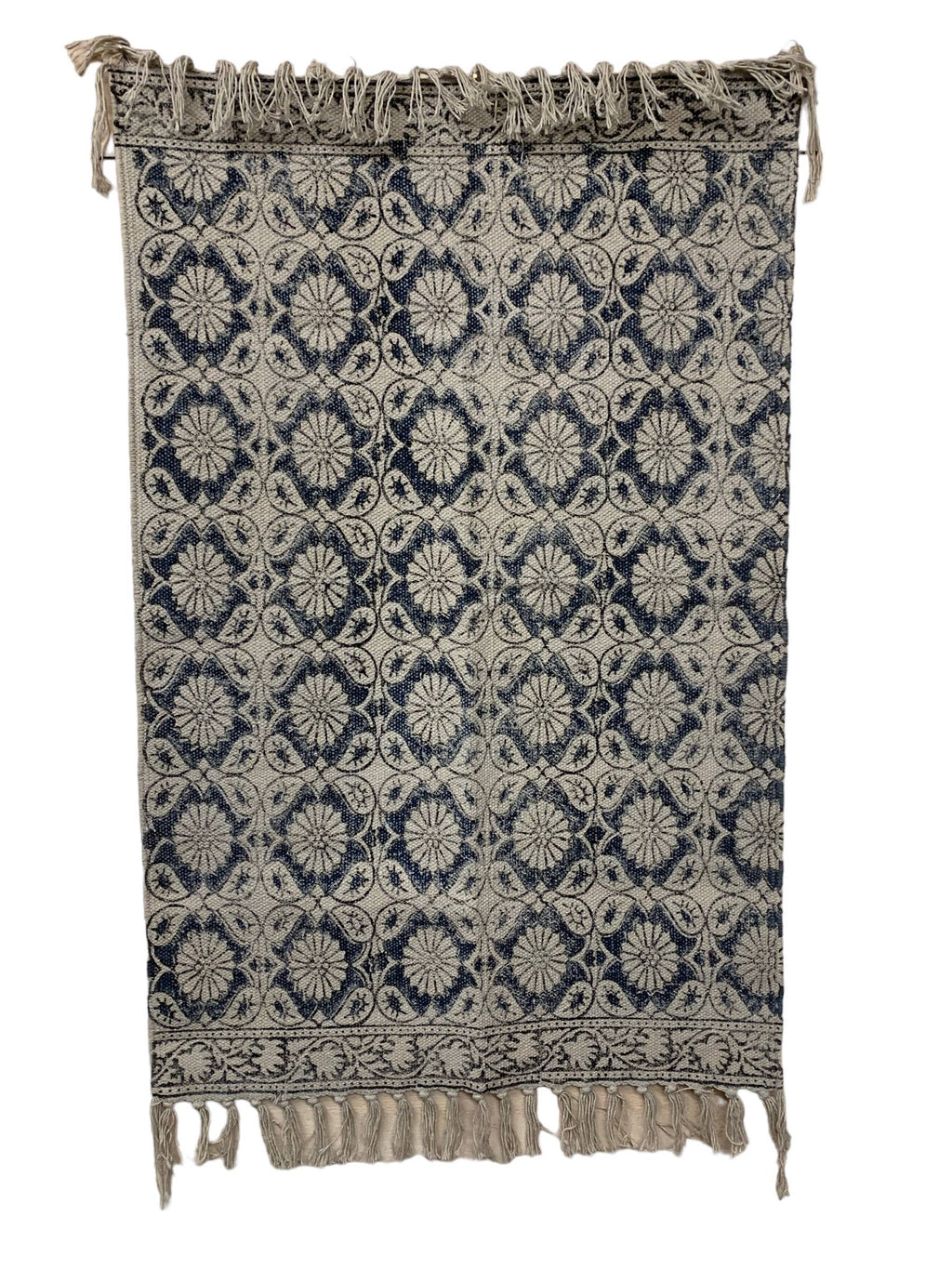 Cotton Canvas Throw Rug (2' x 3' & 3' x 5')