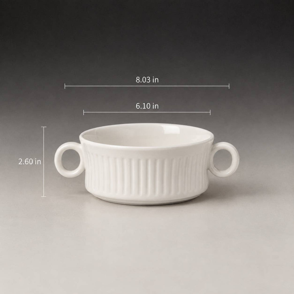 Irregular Handcrafted Ceramic Bowl with Handles
