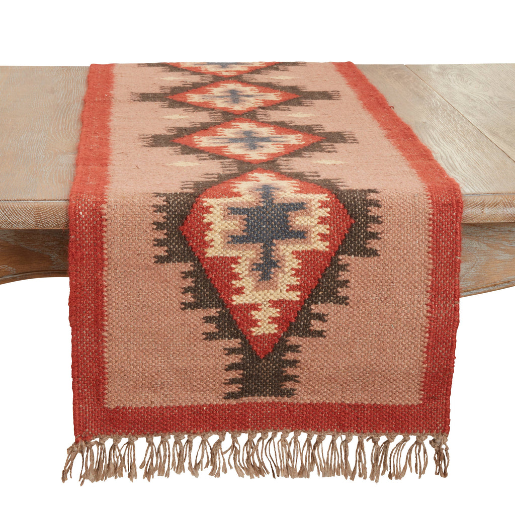 Ethnic Weave Kilim Table Runner