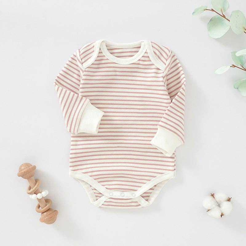 Striped Baby Onesie Soft Cotton Casual Bodysuit