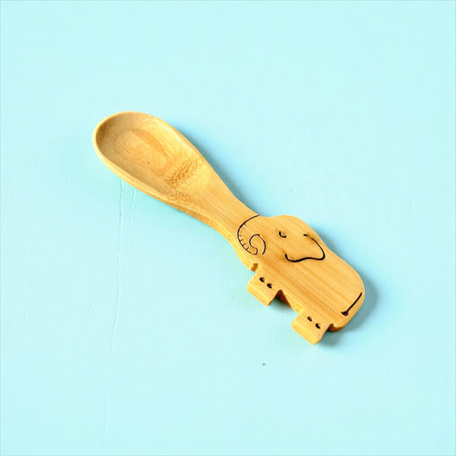 Bamboo Animal Kids & Toddler Utensils